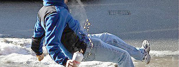 How do injury claims work when you slip and fall on ice in Ontario